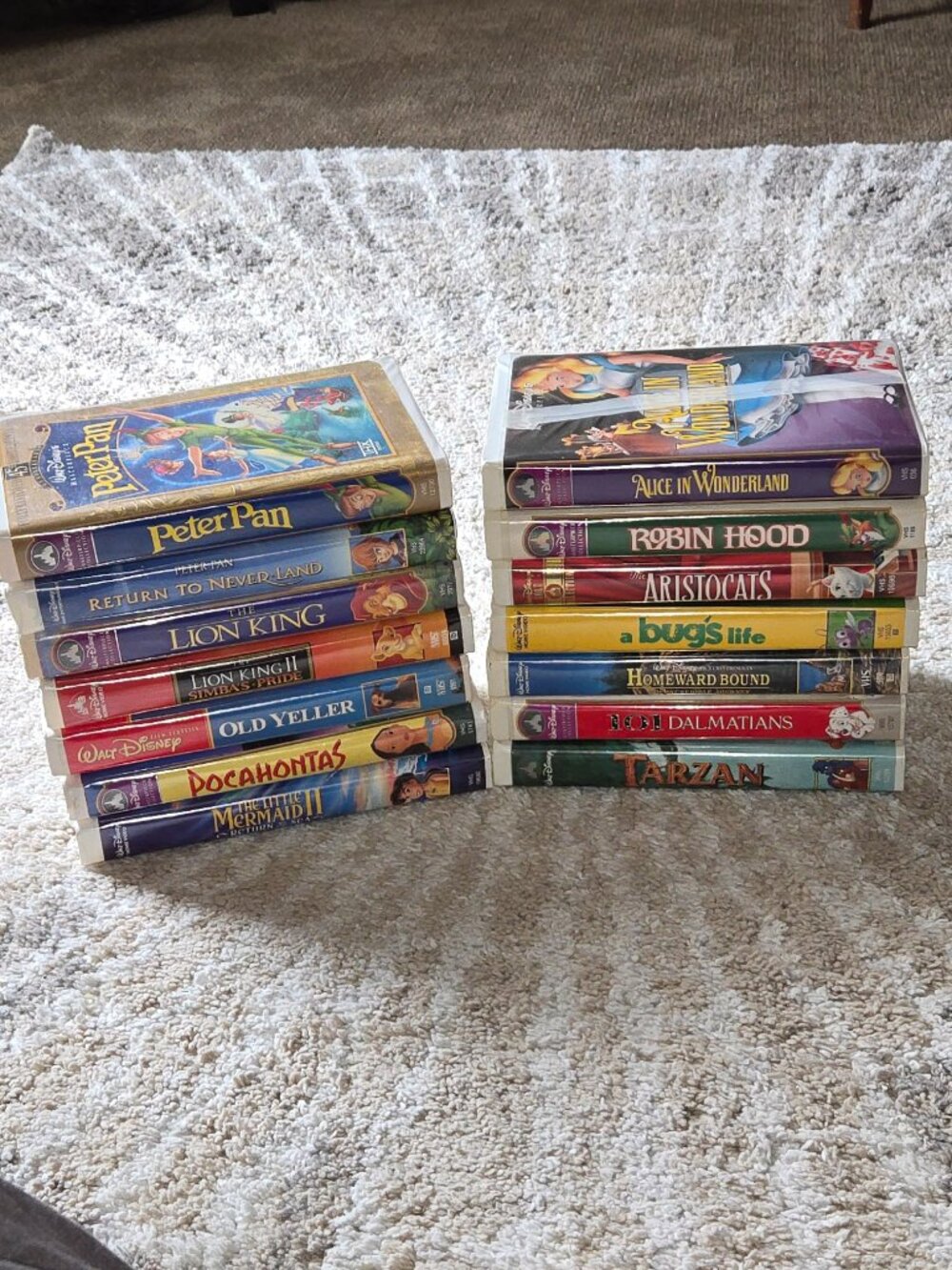 Disney Classics Lot of 14 VHS I Original Clamshell Case